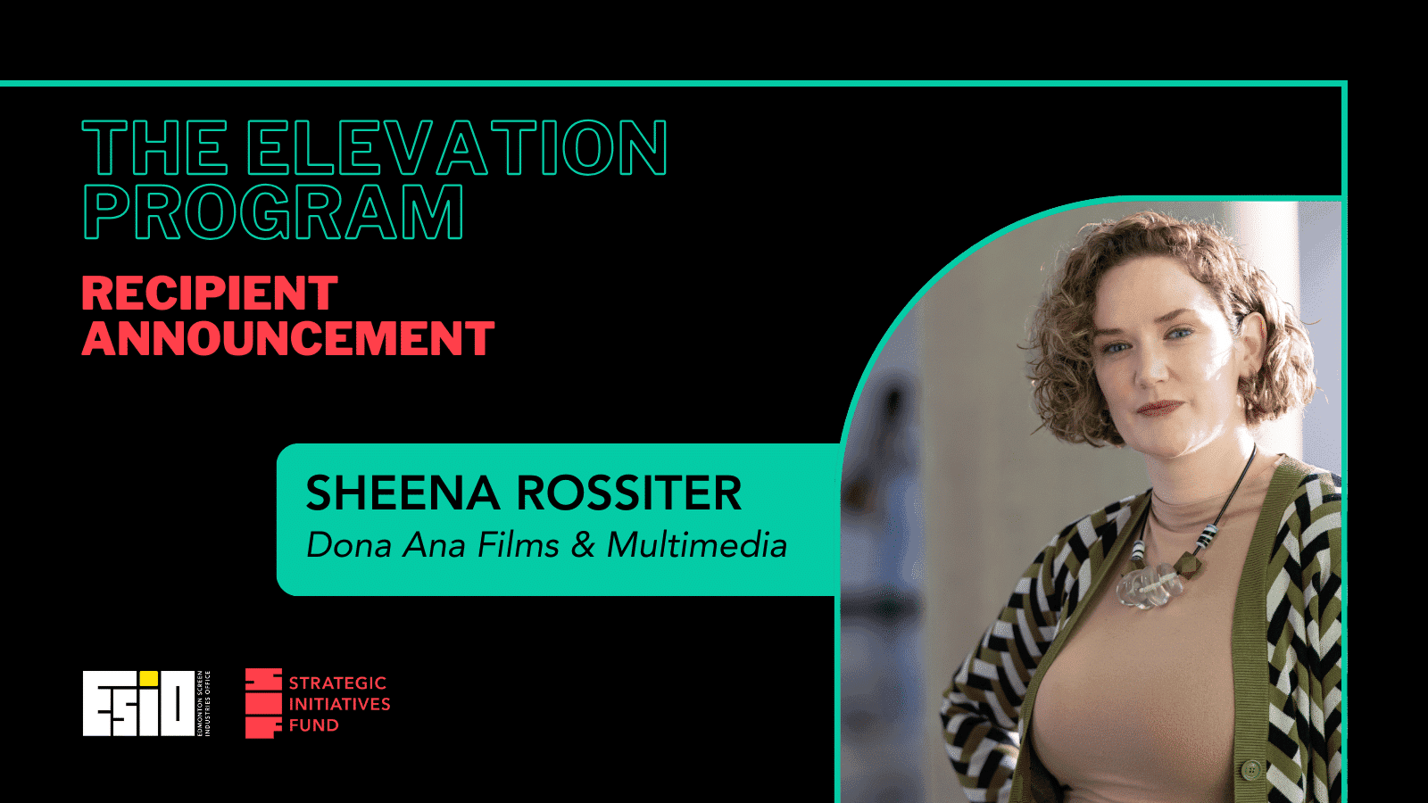 Elevation Program Recipient: Sheena Rossiter