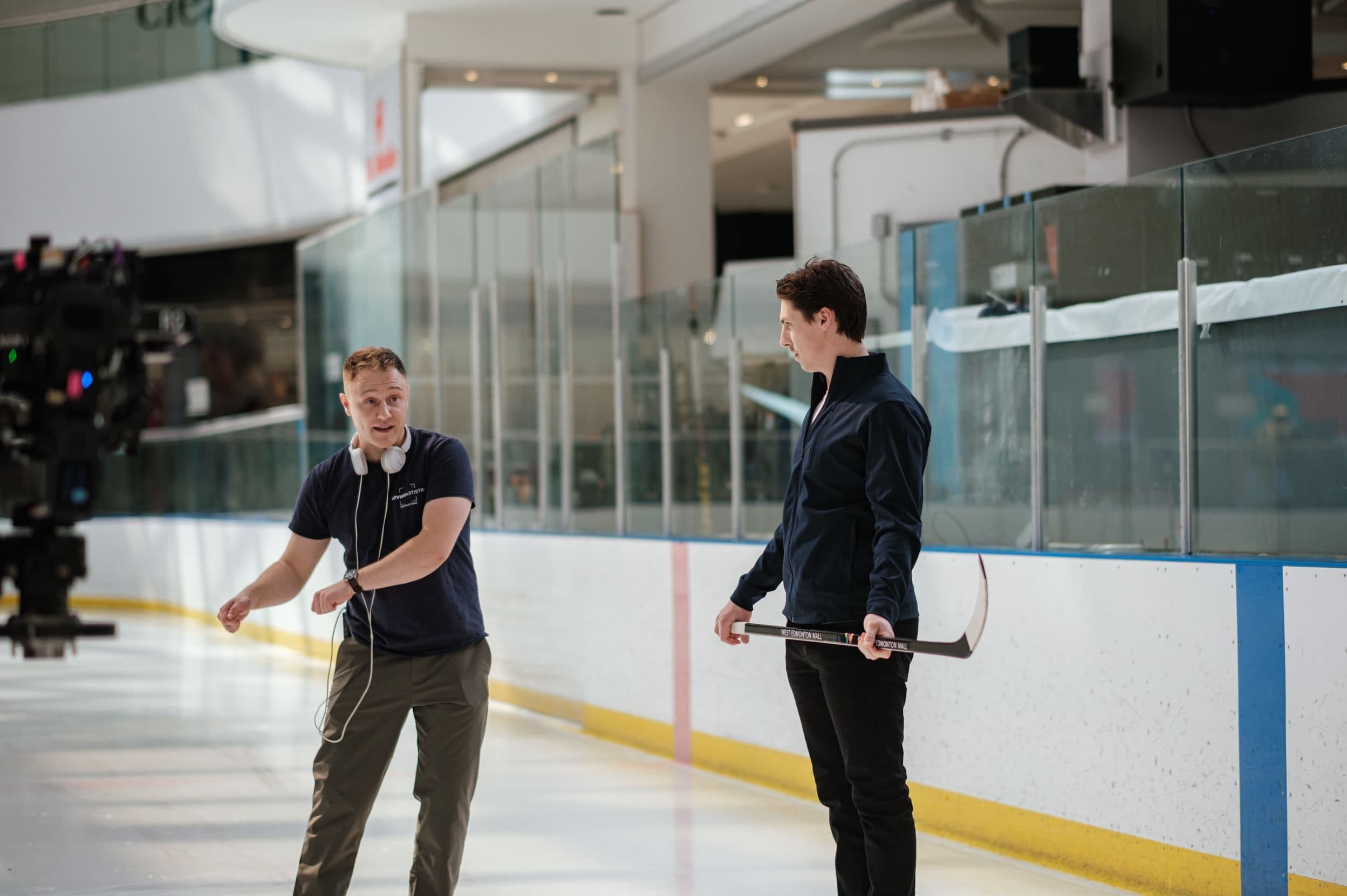 Filming a National TV Commercial With a Hockey Legend | Behind the Scenes